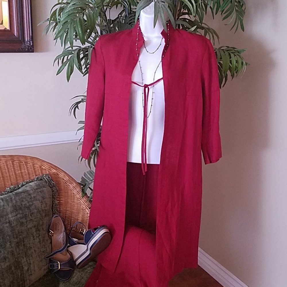 Linen Pantsuit - Picture 2 of 8